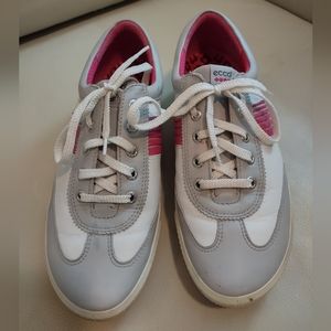 Women's Ecco Hydromax Golf Shoes Size 9 EU Size 40 White Leather